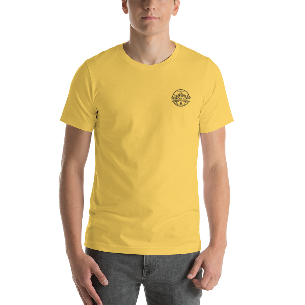 Bespoke Cuppa Embroidered Short-Sleeve Unisex T-Shirt - Light Colors