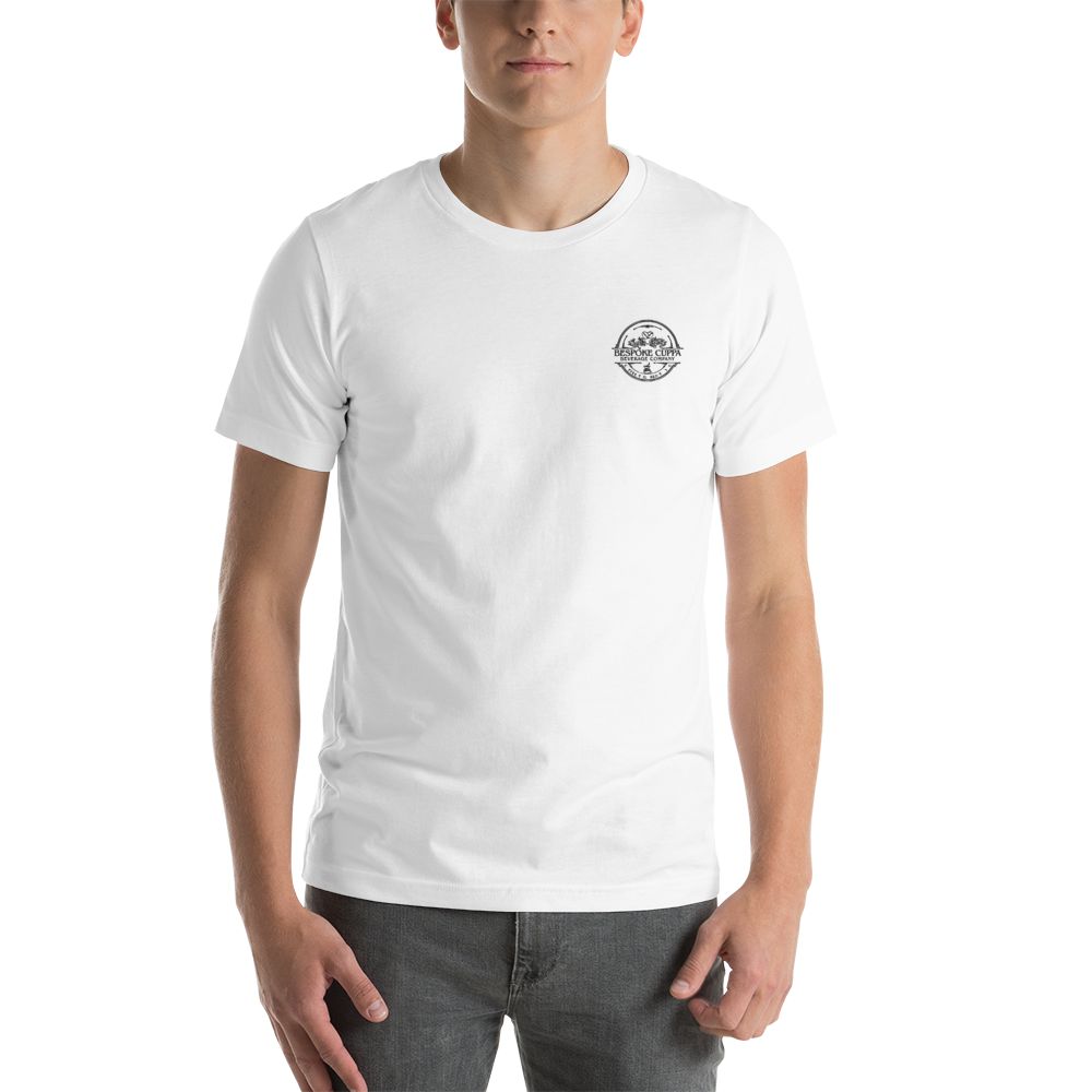 Bespoke Cuppa Embroidered Short-Sleeve Unisex T-Shirt - Light Colors