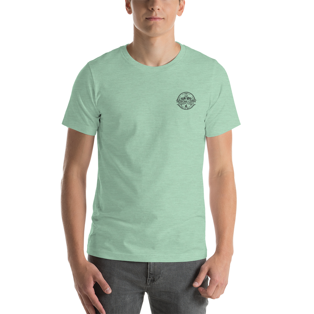 Bespoke Cuppa Embroidered Short-Sleeve Unisex T-Shirt - Light Colors