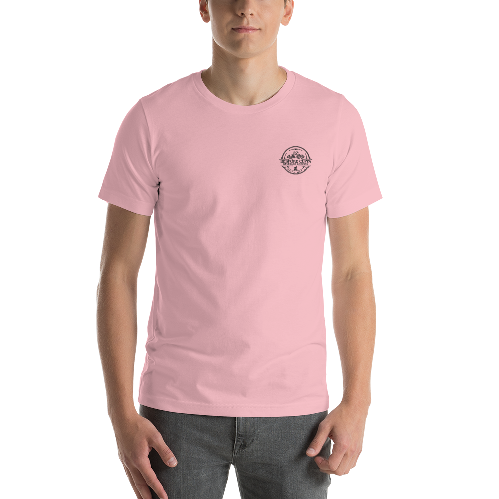 Bespoke Cuppa Embroidered Short-Sleeve Unisex T-Shirt - Light Colors