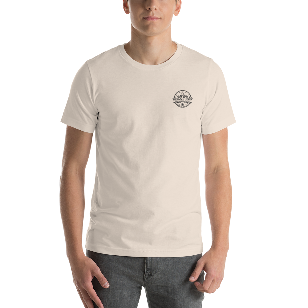 Bespoke Cuppa Embroidered Short-Sleeve Unisex T-Shirt - Light Colors