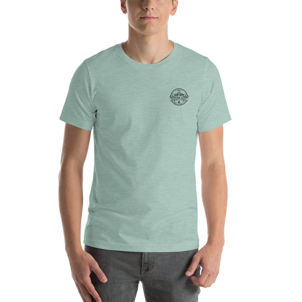 Bespoke Cuppa Embroidered Short-Sleeve Unisex T-Shirt - Light Colors