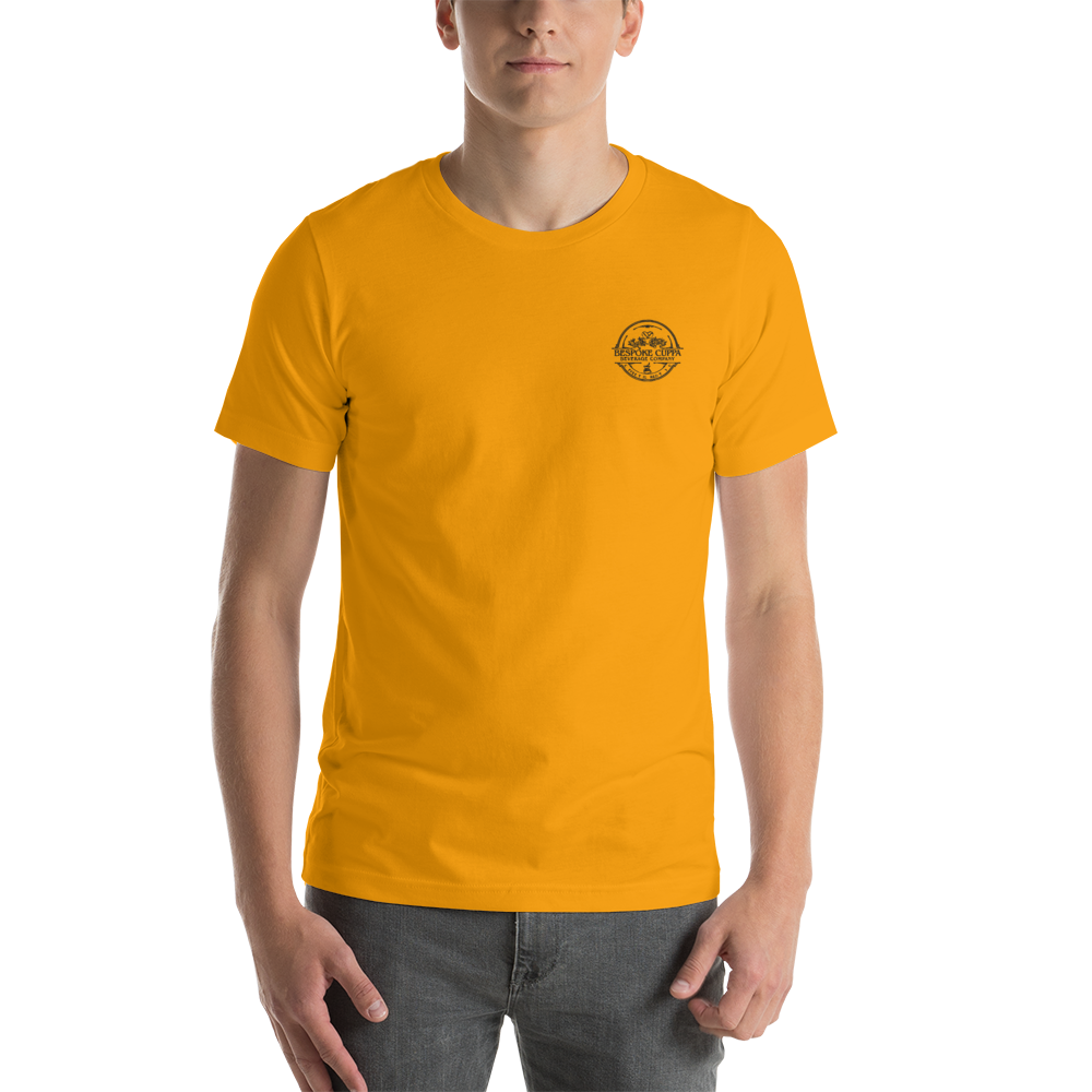 Bespoke Cuppa Embroidered Short-Sleeve Unisex T-Shirt - Light Colors