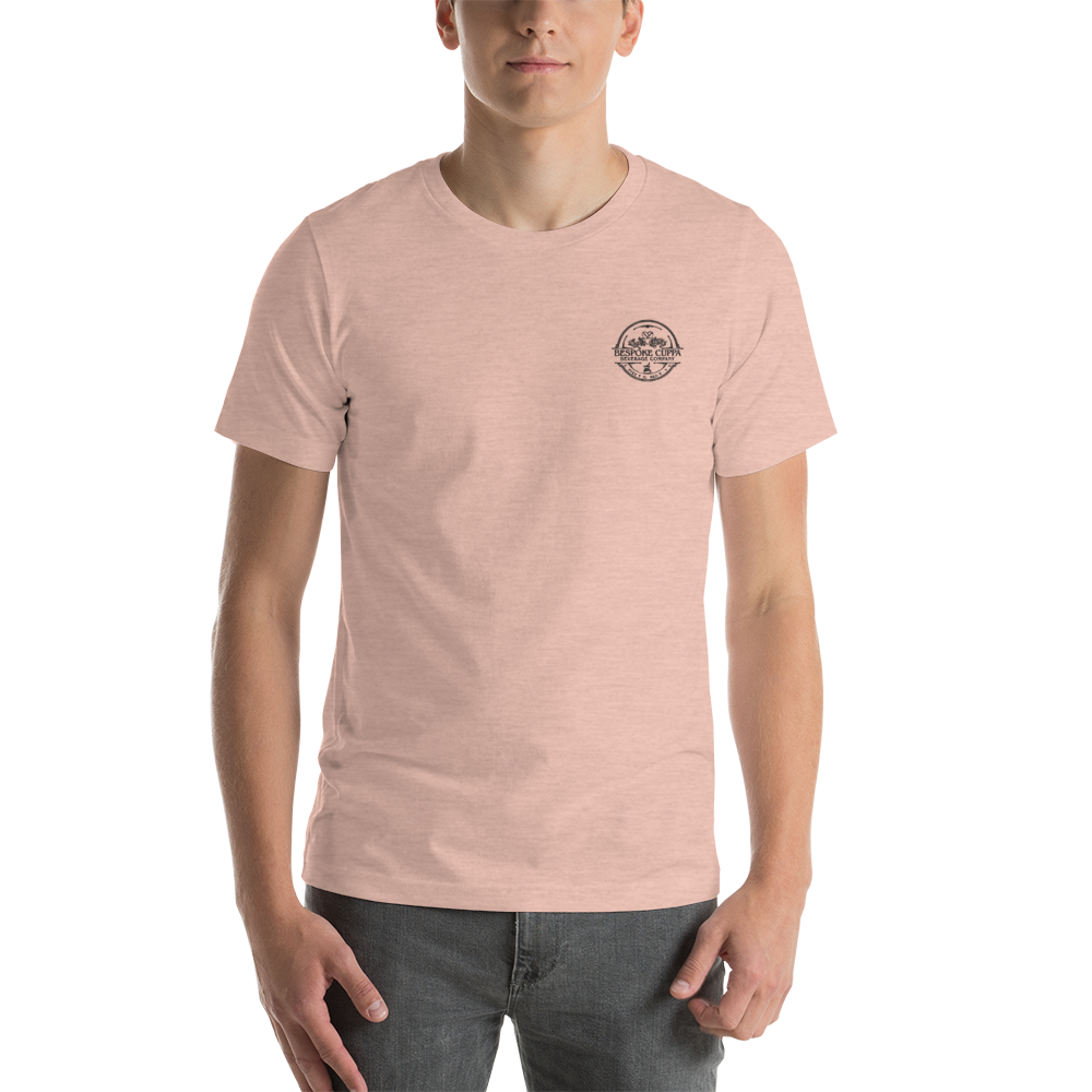 Bespoke Cuppa Embroidered Short-Sleeve Unisex T-Shirt - Light Colors
