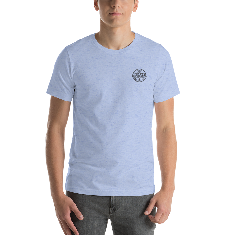 Bespoke Cuppa Embroidered Short-Sleeve Unisex T-Shirt - Light Colors