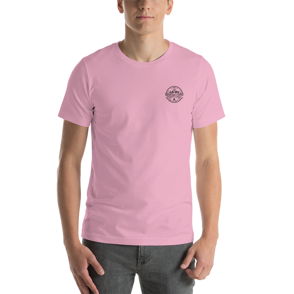 Bespoke Cuppa Embroidered Short-Sleeve Unisex T-Shirt - Light Colors