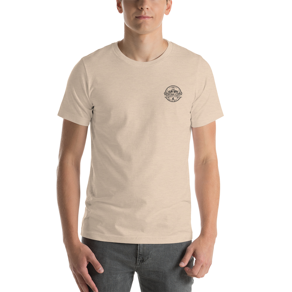 Bespoke Cuppa Embroidered Short-Sleeve Unisex T-Shirt - Light Colors